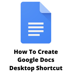 How do I create a shortcut to Google Docs on my home screen?