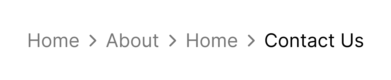 Path based breadcrumbs