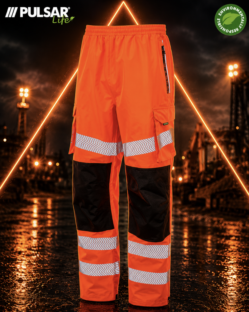 Some of Our super comfortable Pulsar Life Waterproof HV Orange Over trousers