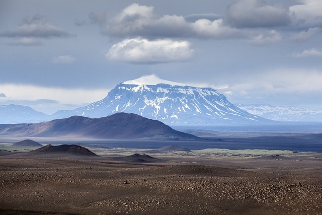 iceland, mountain, volcano