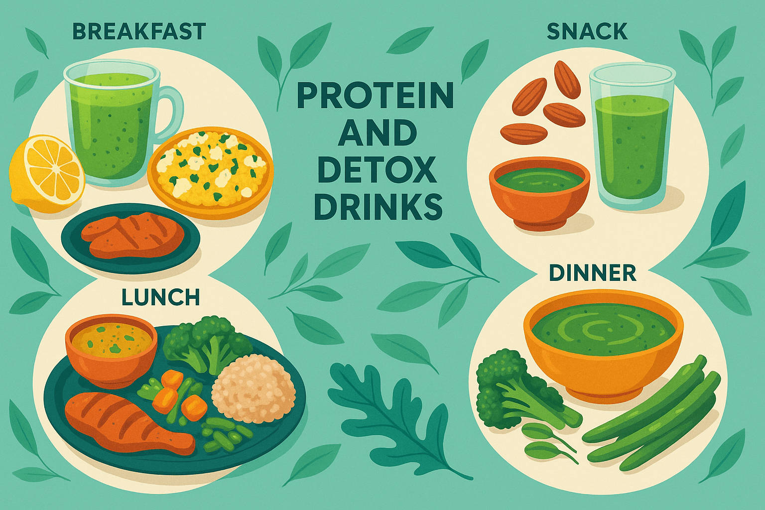 Day 4 – Protein and Detox Drinks