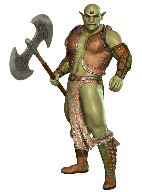 Image showing a goblin wielding a weapon