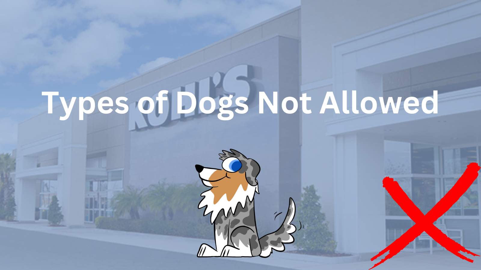 Image Text: "Types of Dogs Not Allowed"