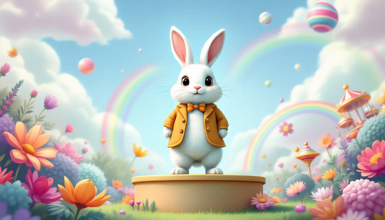 A Charlie Rabbit being showcased at a rabbit show.