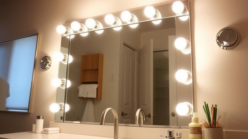 1,000-1,600 lumen vanity mirror lights