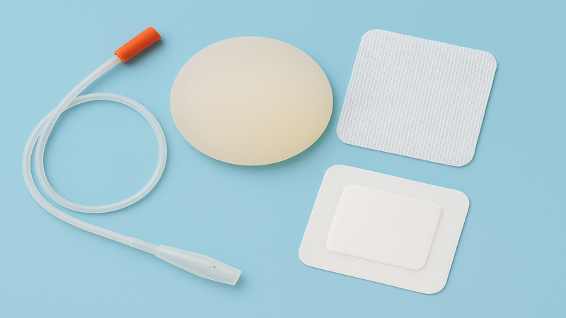 Silicone is used to make medical tubing and other devices.