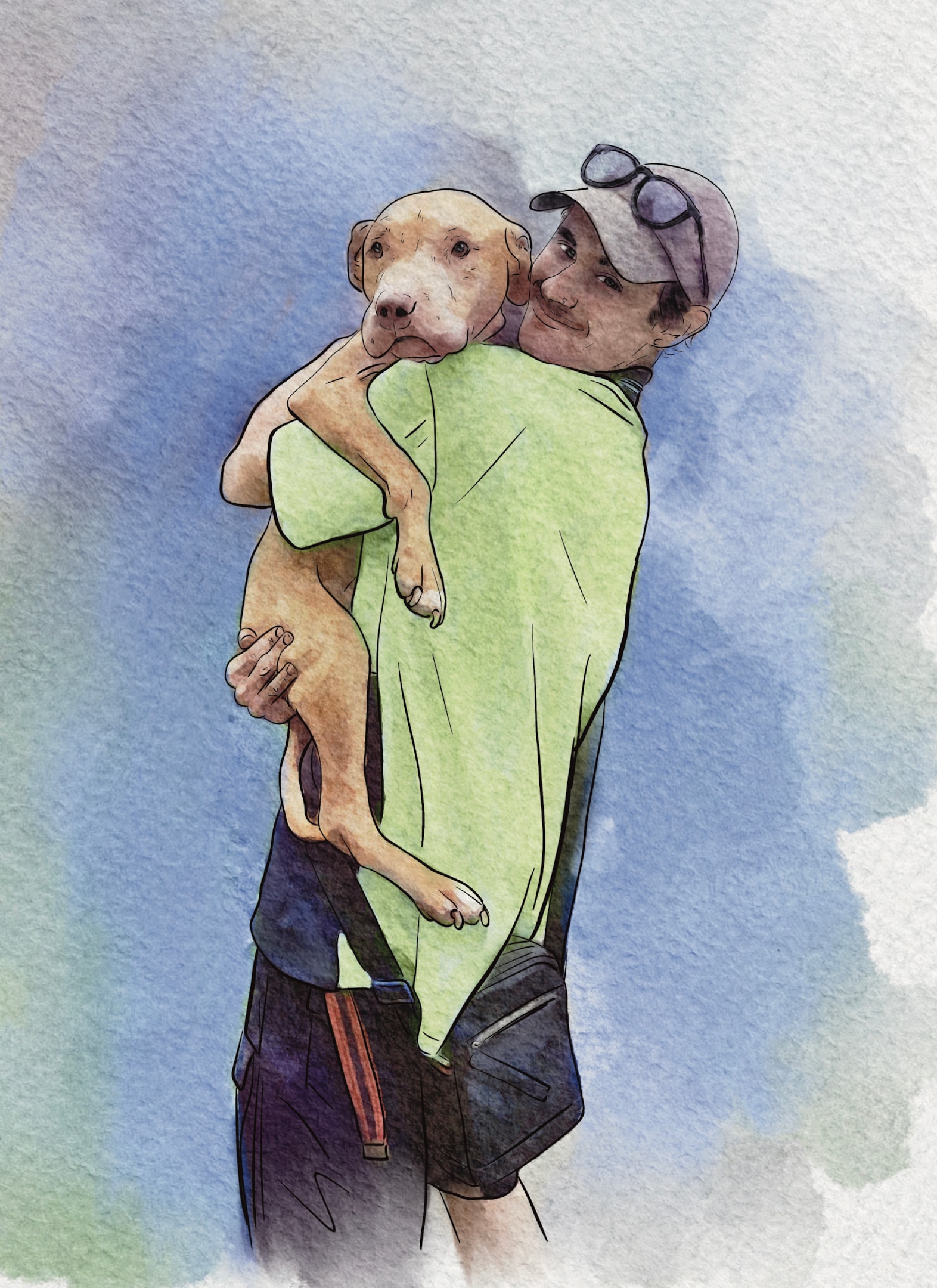 A collection of pet portraits showcasing different pets' personalities.