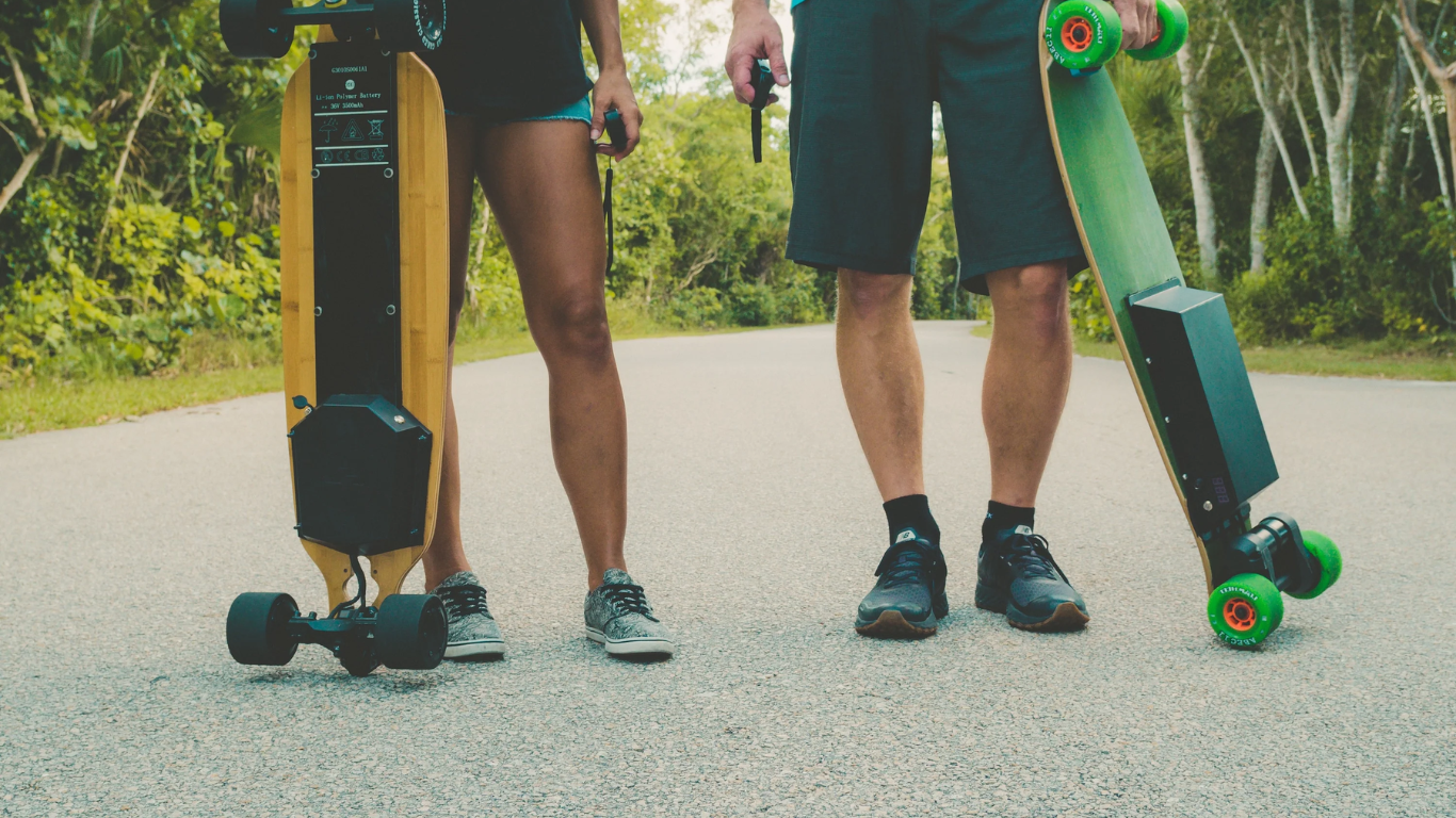 electric skateboard safe ride