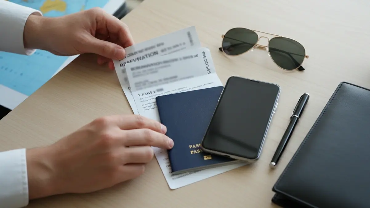 Preparing onward ticket file before manual airport check-in