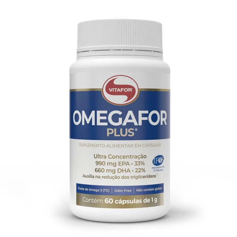 Omegafor Plu, suplemento de ômega 3 ultra concentrado. Fonte da imagem: site oficial da marca.