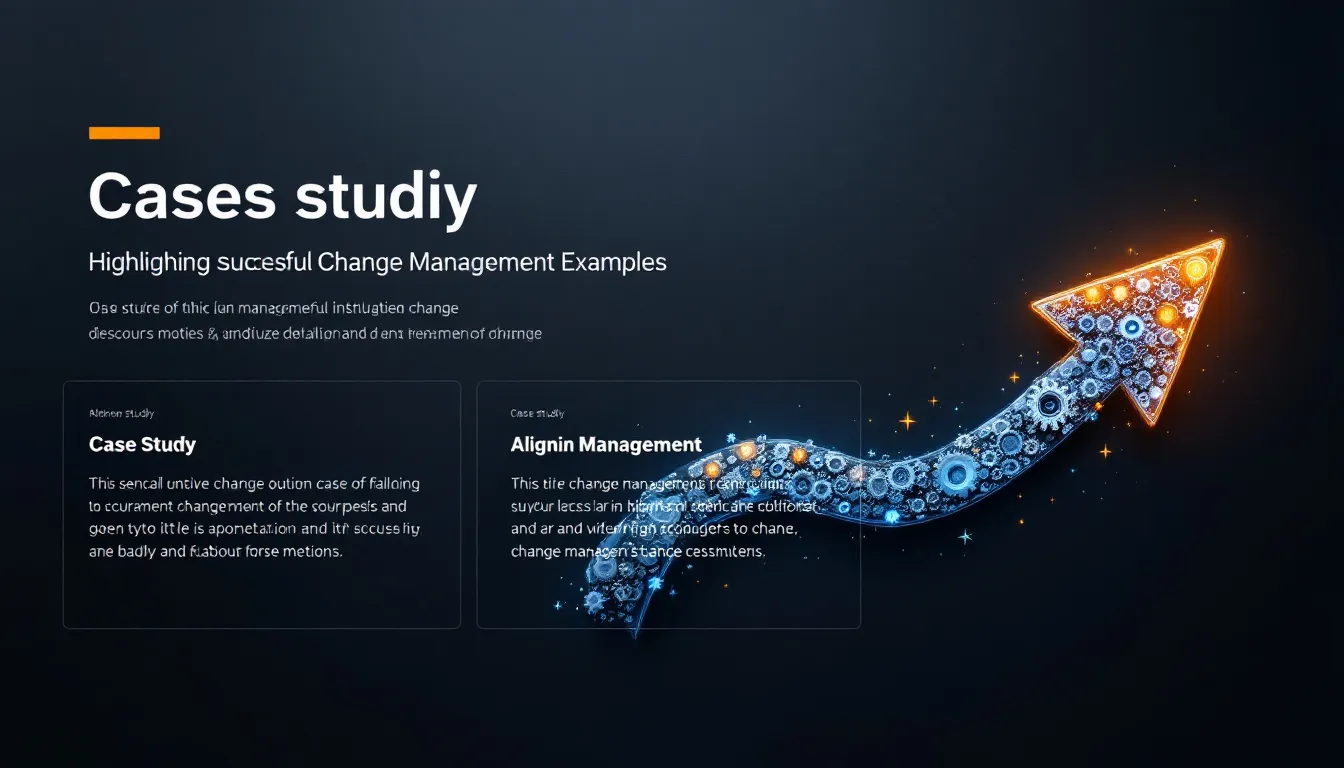 Case studies highlighting successful change management examples.