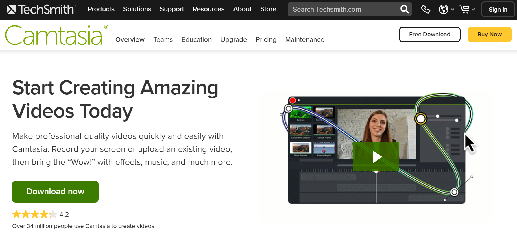 Camtasia Video Editor 