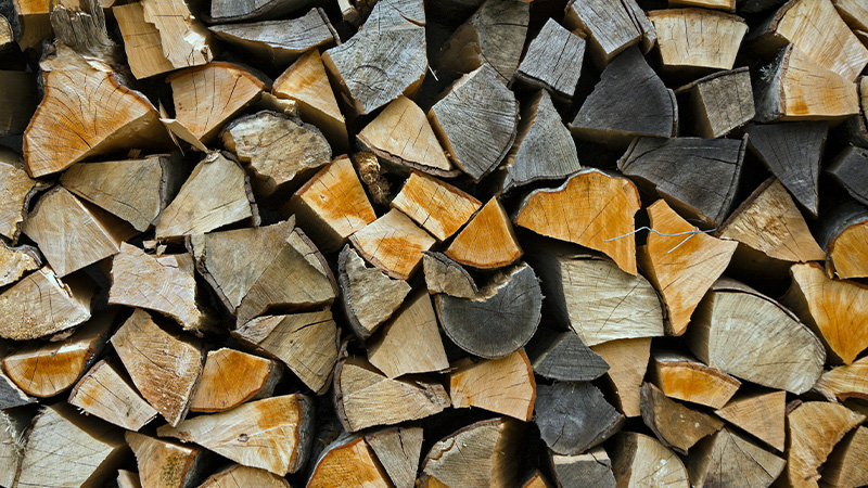 Chopped Fire Wood