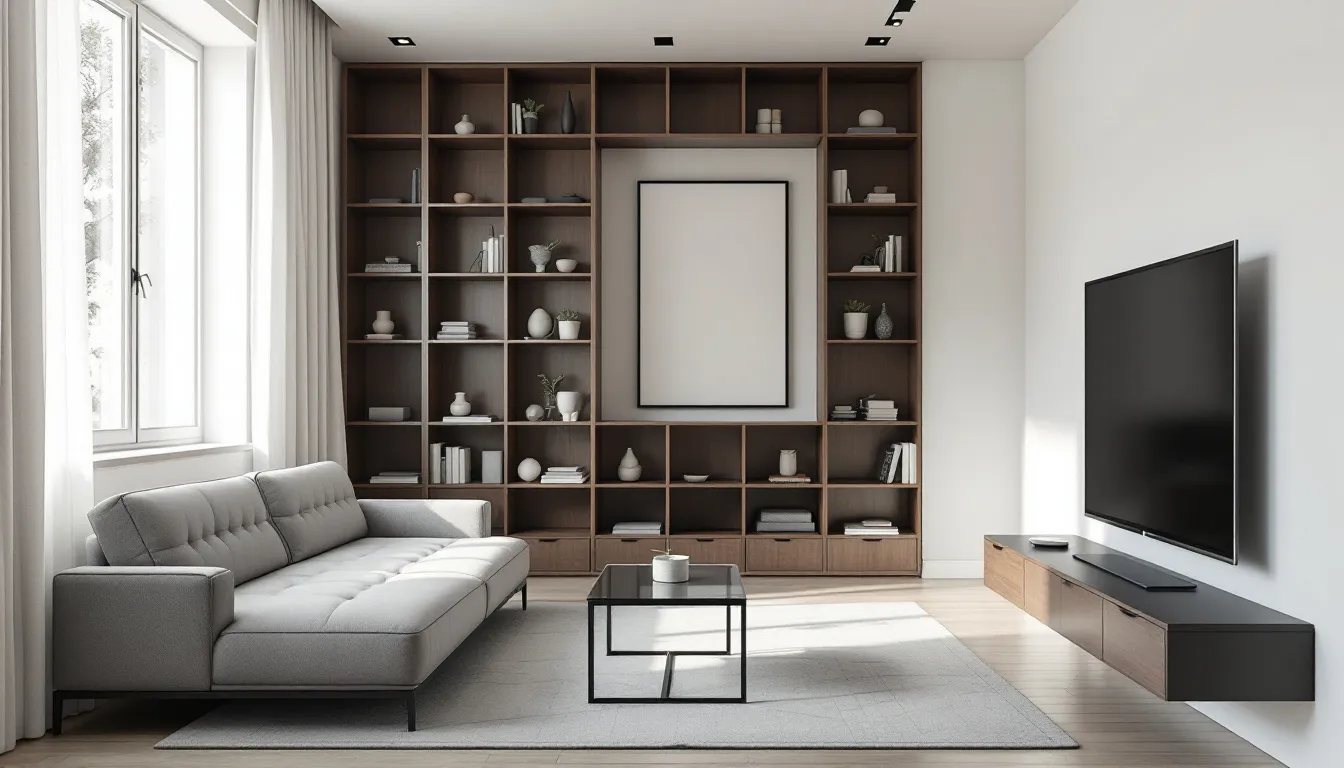 A well-organized small living room showcasing how to choose the right furniture for your space.