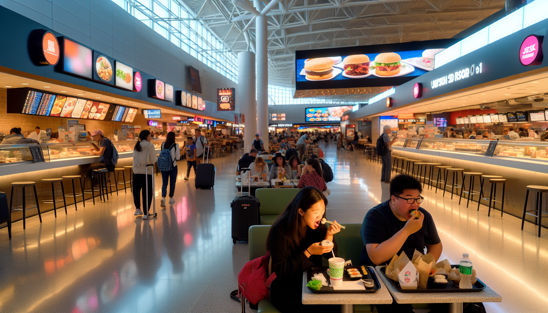 Dining options at JFK Airport Terminal 4