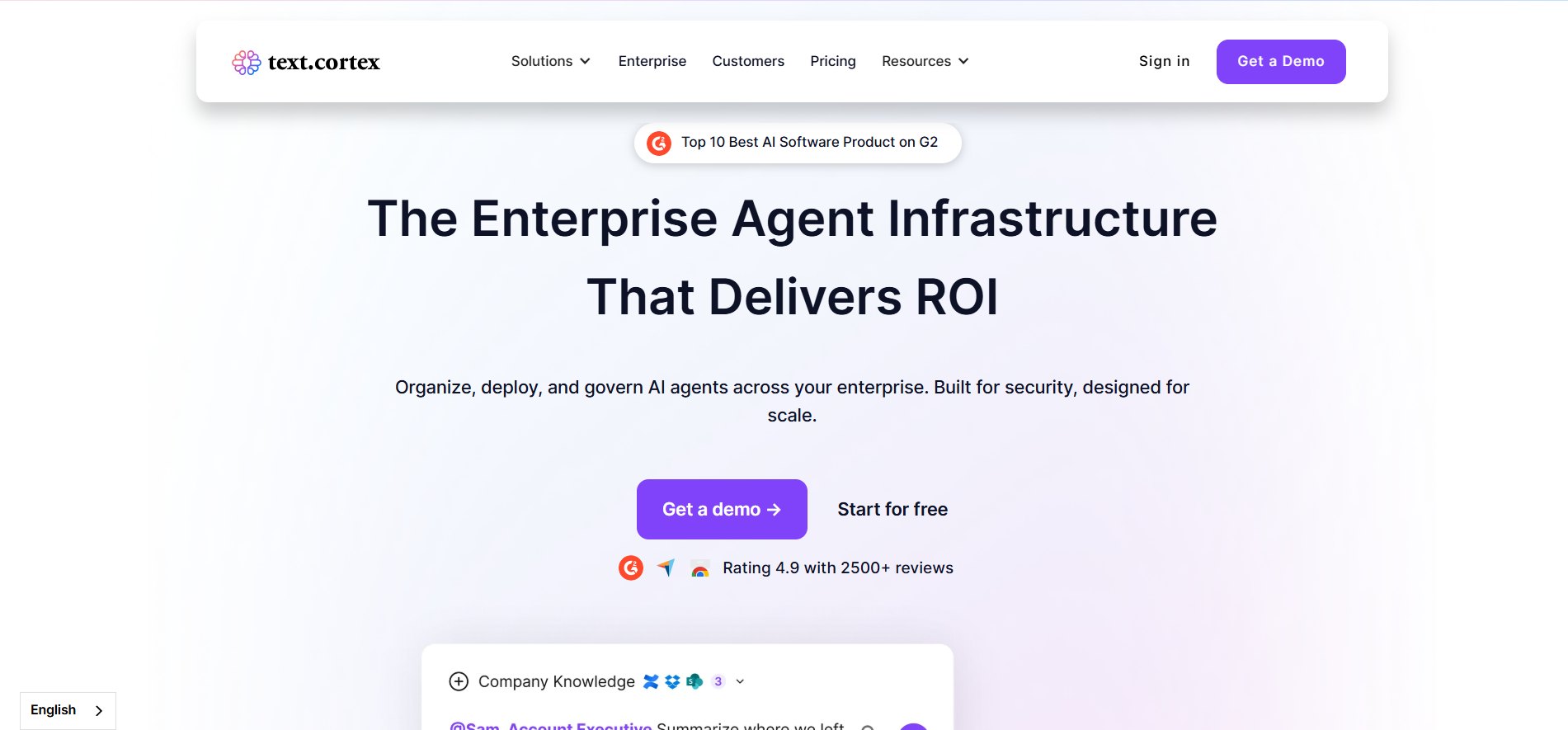 TextCortex AI writing platform providing AI-powered content creation, writing assistance, document generation, and enterprise productivity tools for businesses.