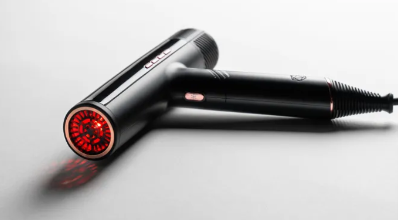 red light hair dryer