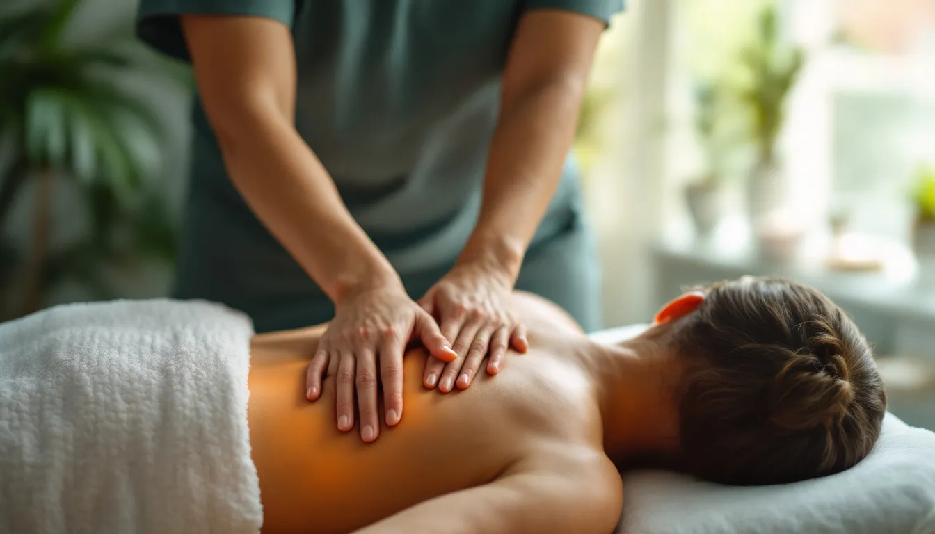 A skilled massage therapist providing deep tissue massage, showcasing benefits despite soreness.