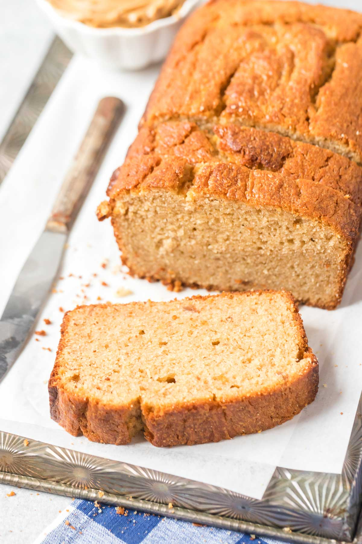 sliced peanut butter loaf bread