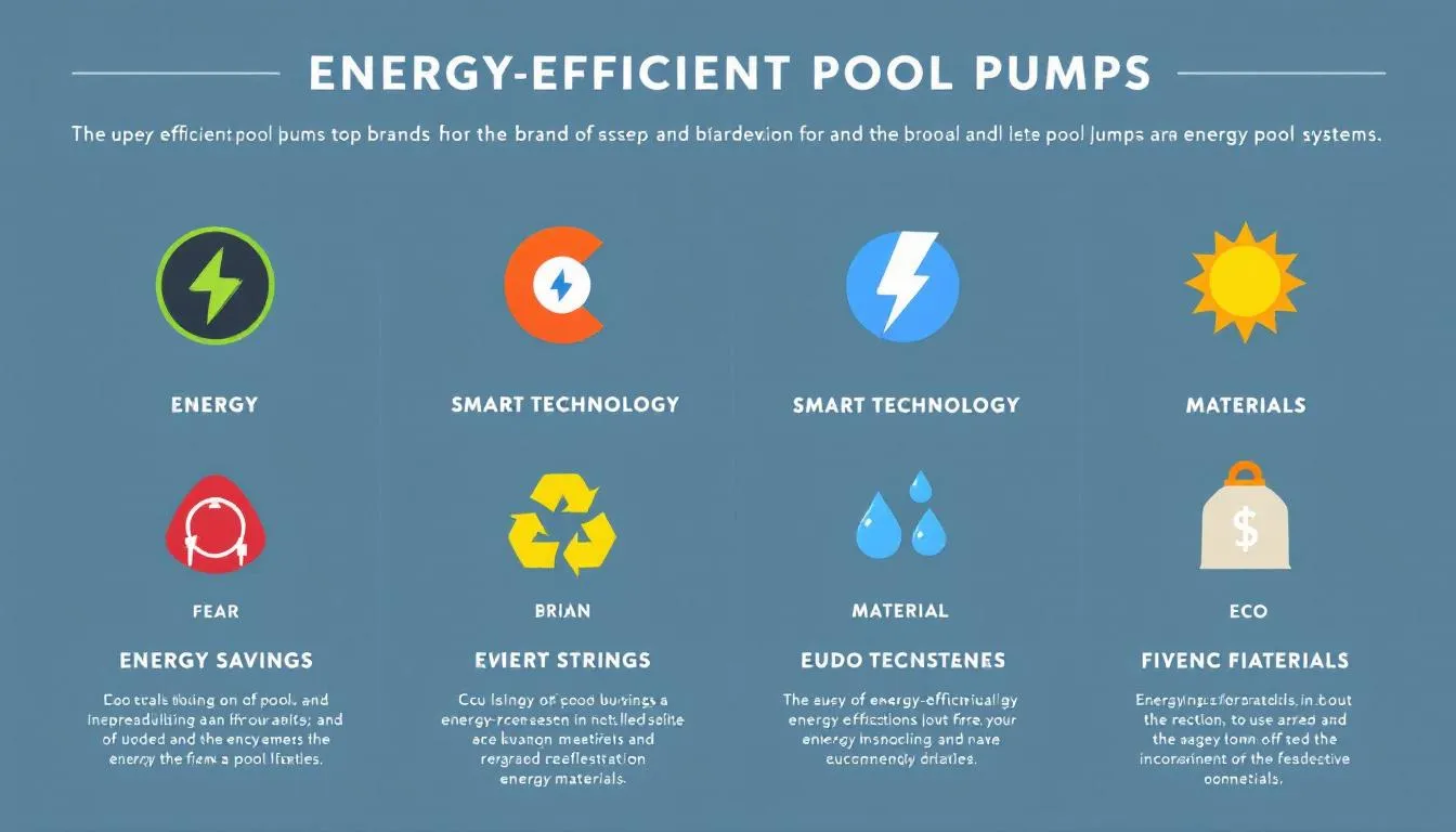 Top brands for energy efficient pool pumps.