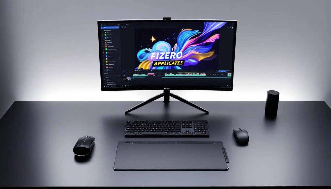 Zubeh&ouml;r f&uuml;r die Videobearbeitung, einschlie&szlig;lich externer Monitore und Eingabeger&auml;te.