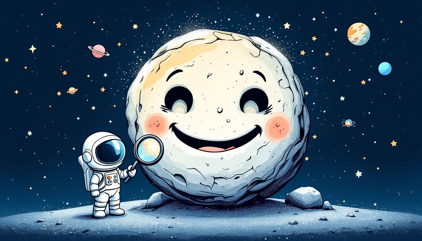 A visual representation of the appearance and texture of moonrocks.