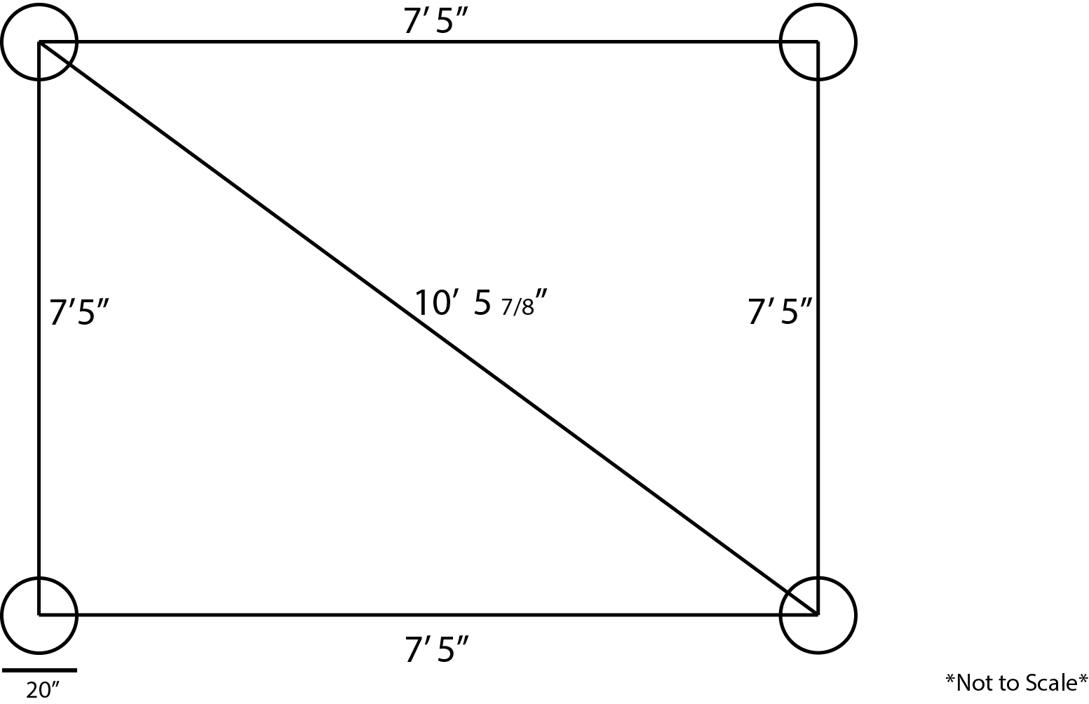 8x8 pergola spacing