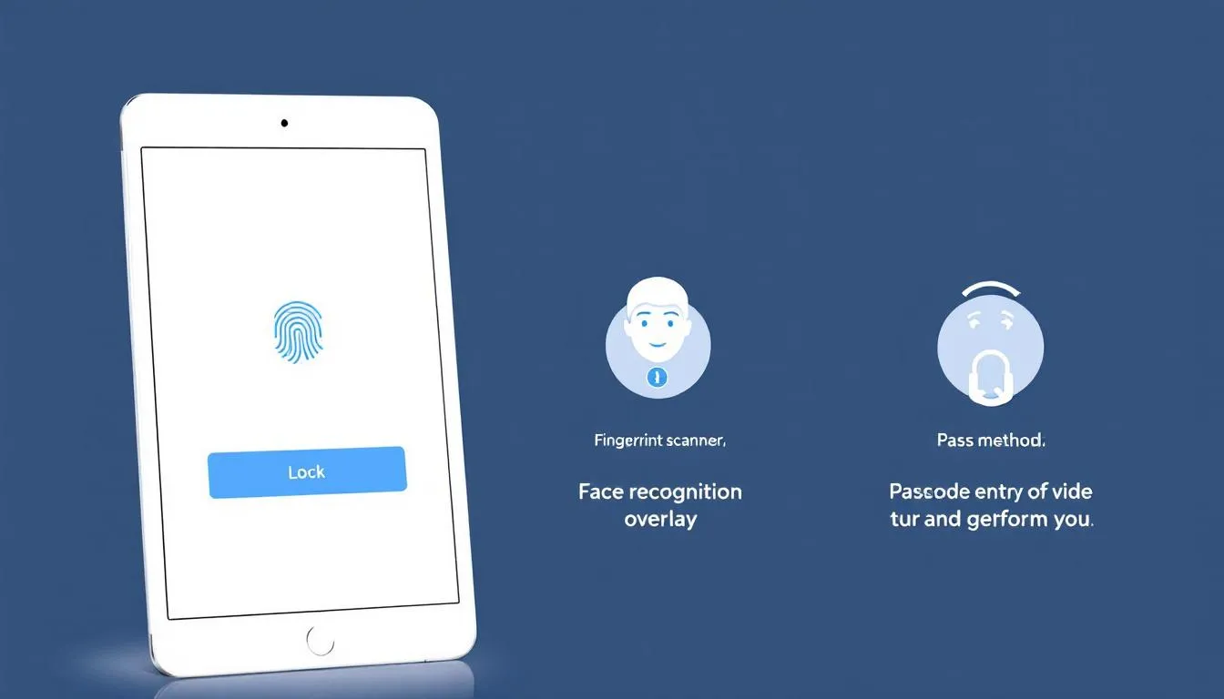 Sécuriser l'accès à votre tablette avec des méthodes de verrouillage efficaces.