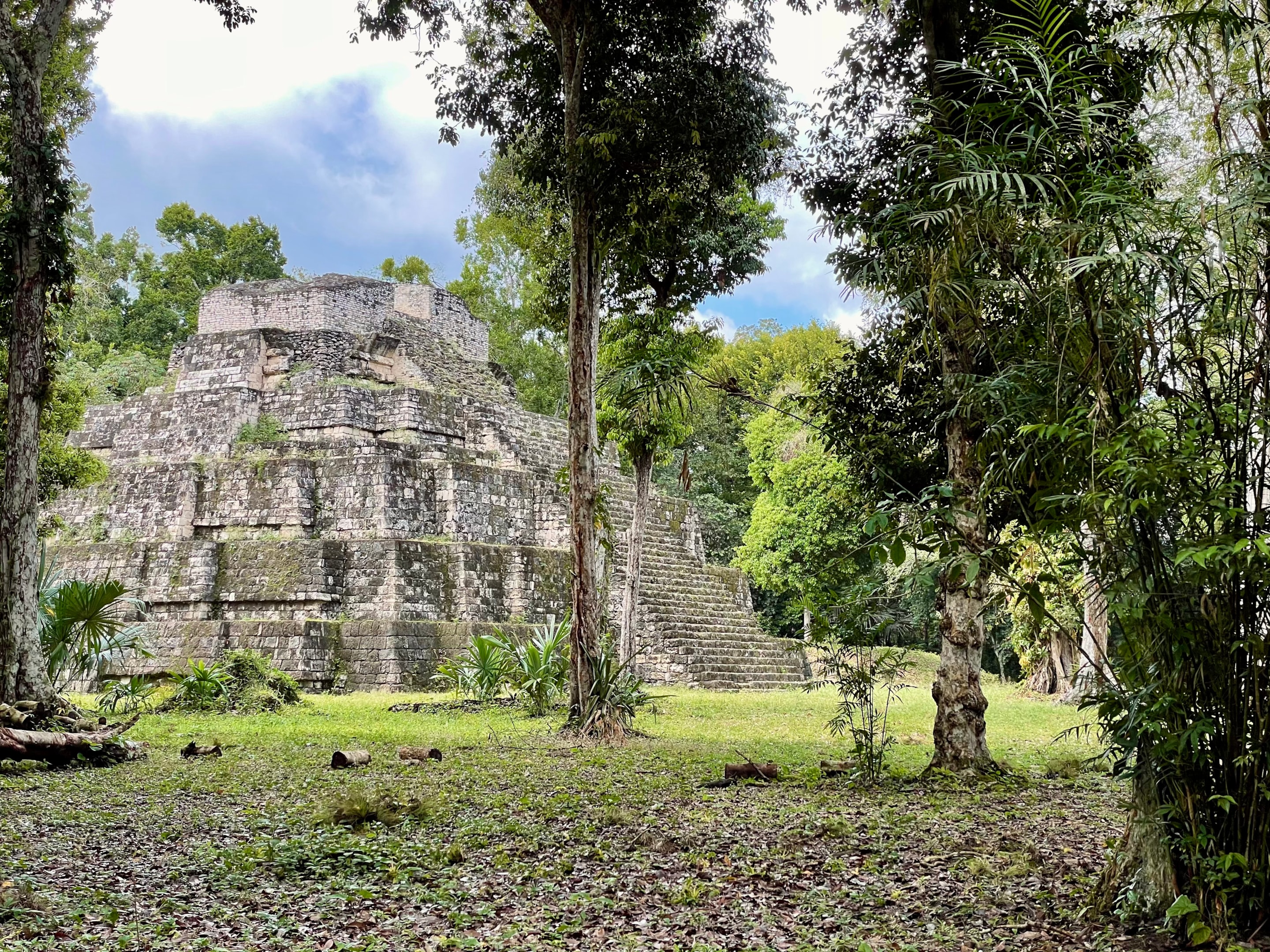 A temple in the jungle of Yaxha National Park