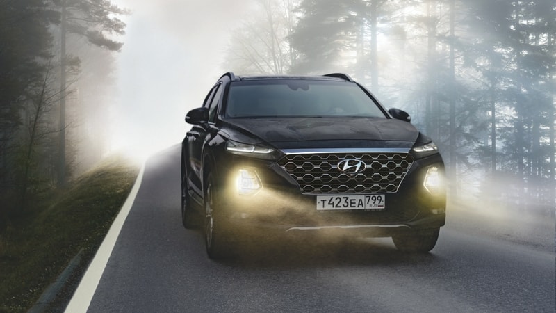 LED headlights maximizing the vehicle aesthetic appeal