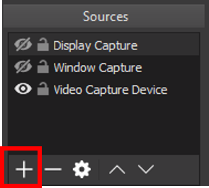 Video Capture Sources