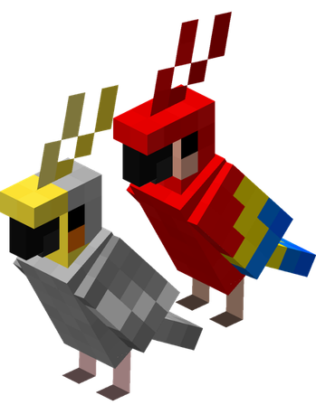 Minecraft Parrots