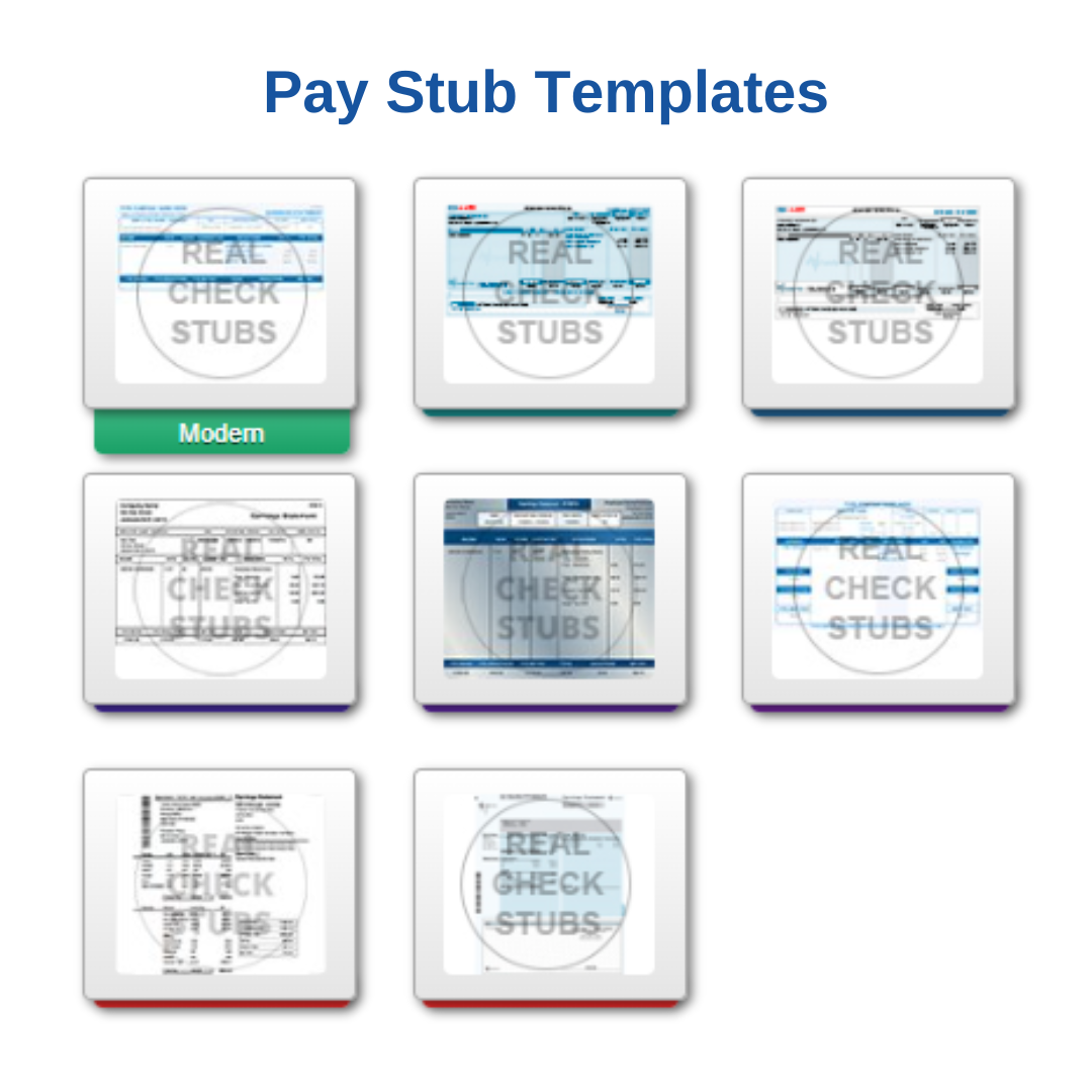 Paycheck stub templates make it easy