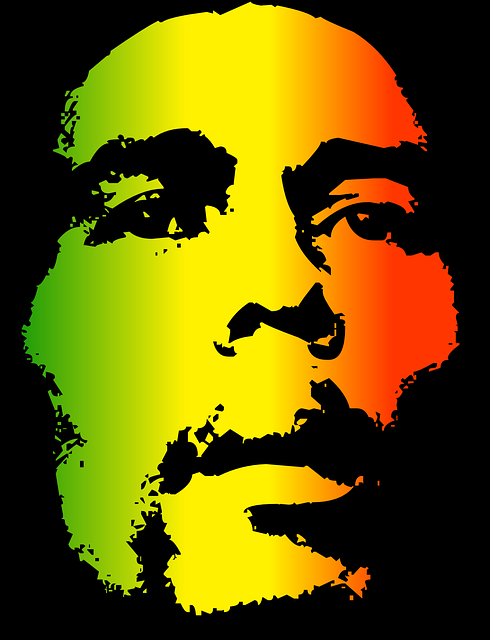 bob marley, reggae, face