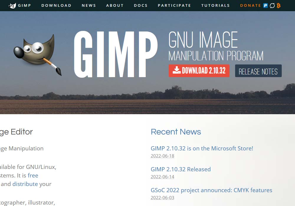 Gimp (GNU Image Manipulation Program)