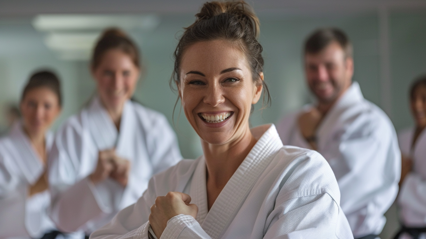 learn new taekwondo techniques in our adult programs