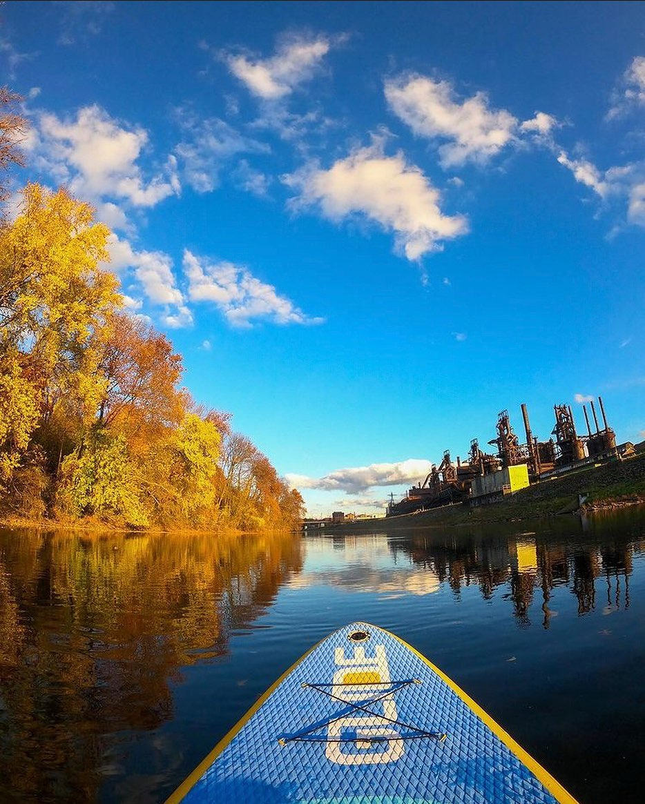 paddle board on flat water