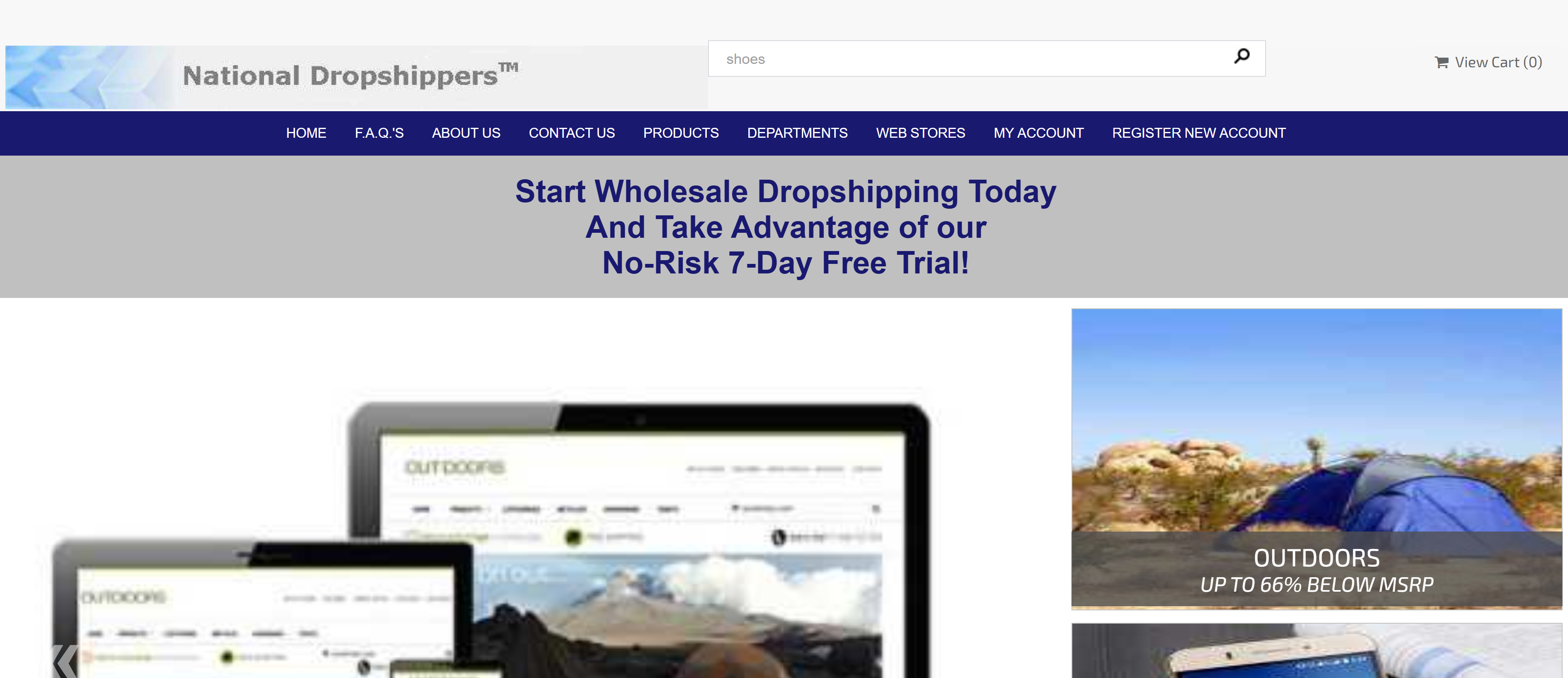 dropshipping shoes with sell the trend and natural dropshippers