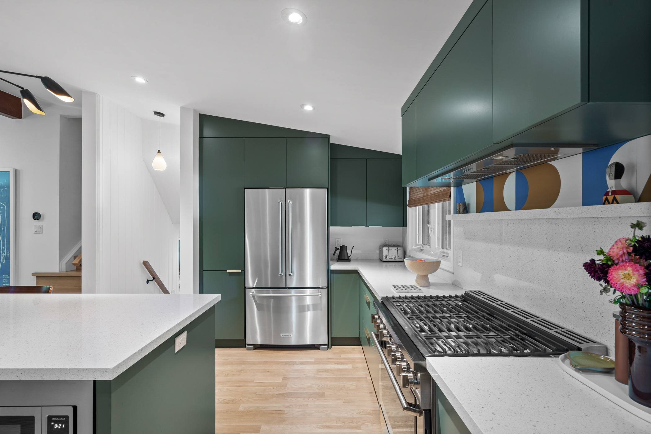 modern green kitchen cabinets 2024 kitchen design trends
