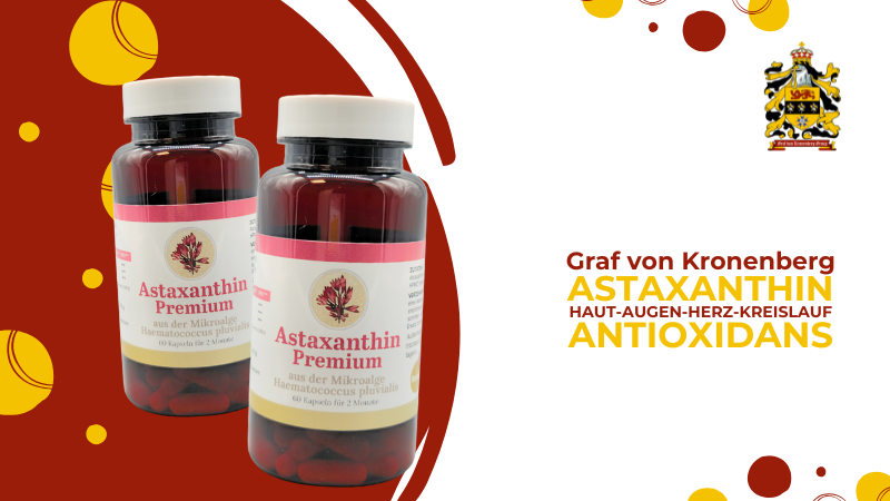 Premium Astaxanthin von GvK zur Stärkung des Immunsystems, der Augen und der Haut
