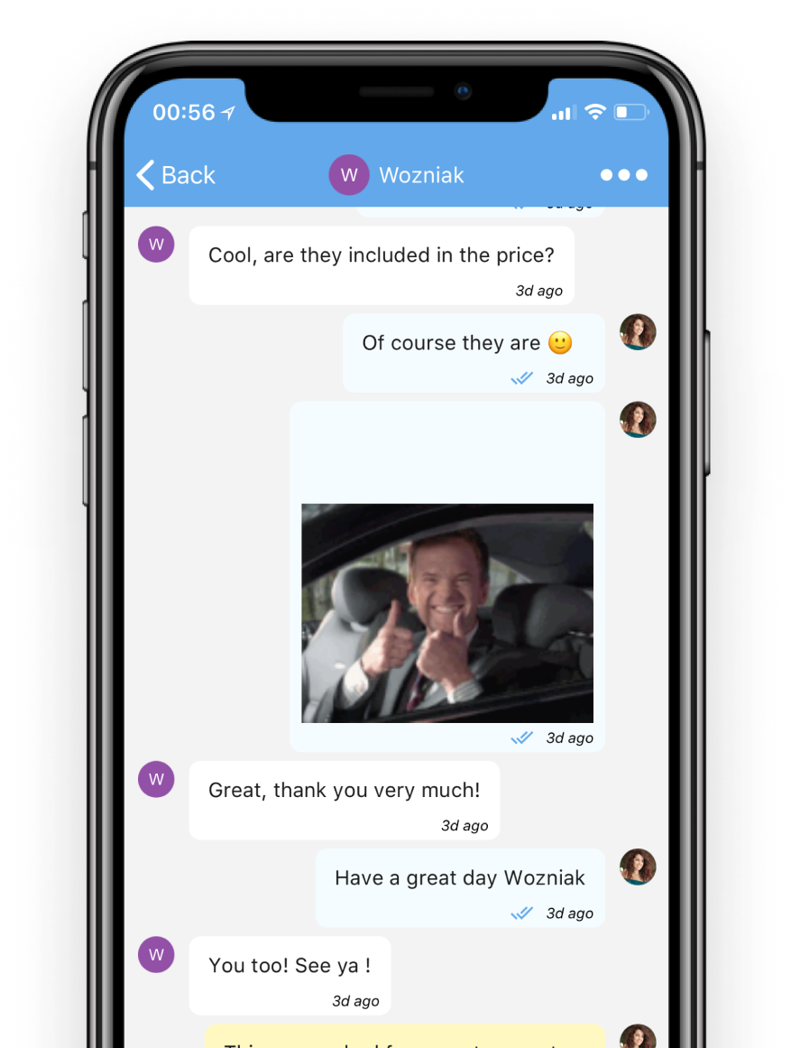 live chat mobile app