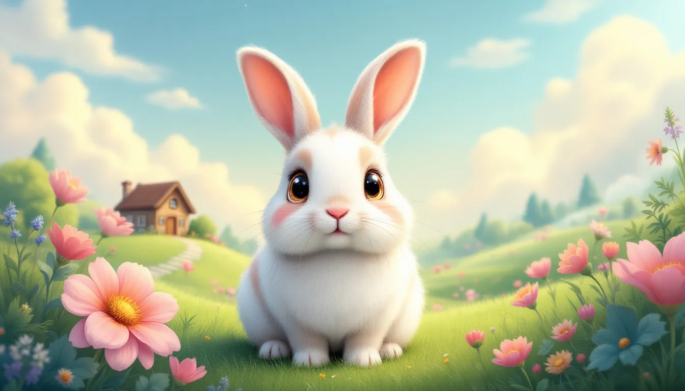 A Holland Lop rabbit with a Charlie pattern.