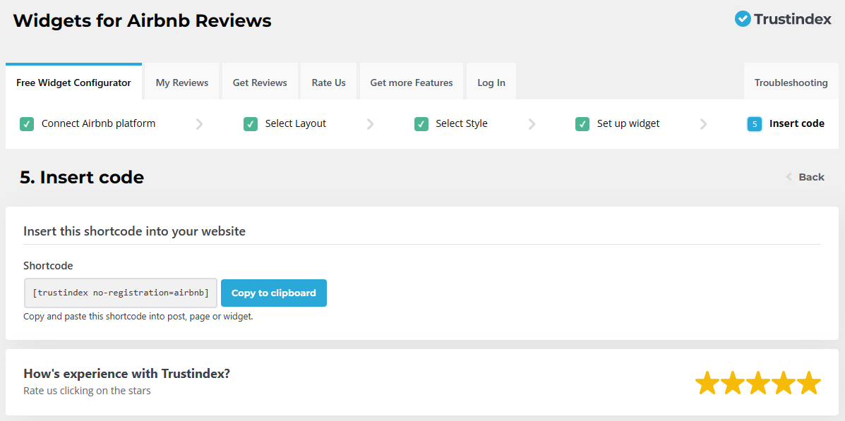 Widgets for Airbnb Reviews – WordPress plugin