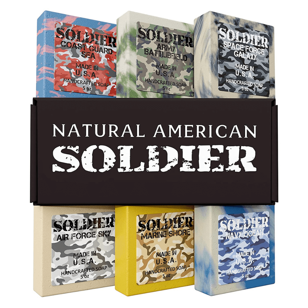 Natural American Soldier Bar Soap
