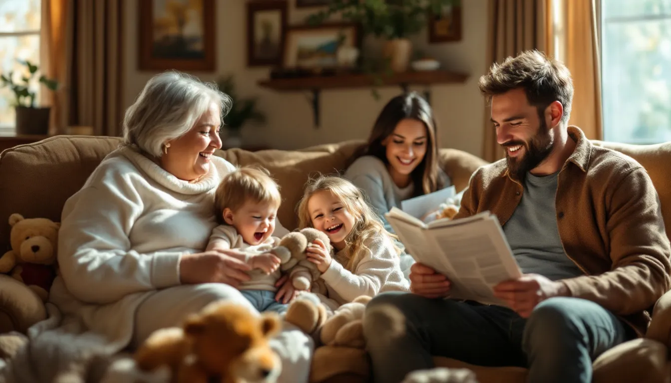 A family in a stable home environment, representing positive outcomes after a CPS case.