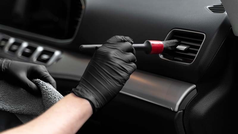 soft brush for car detailing