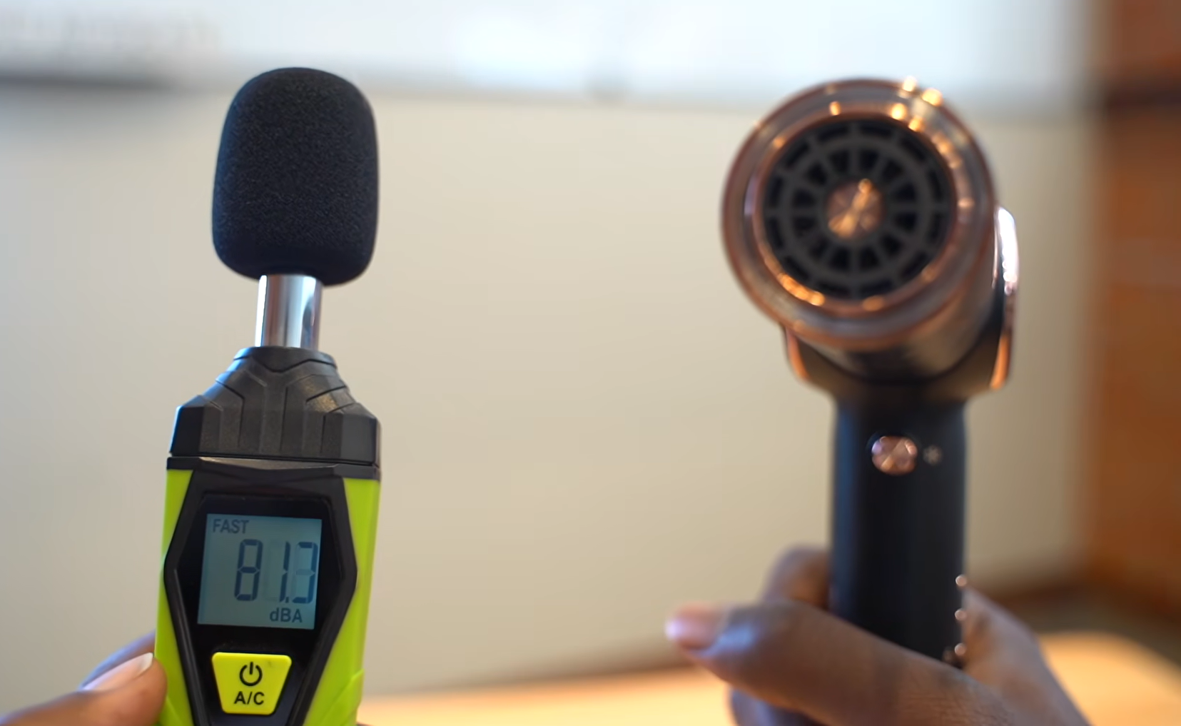 Ella Bella ionic hair dryer noise results