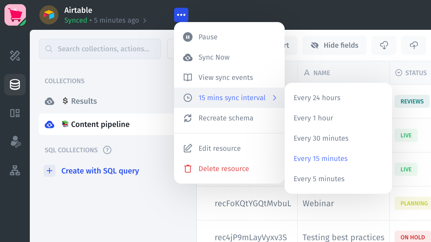 Sync data from Google Sheets to PostgreSQL database in real-time