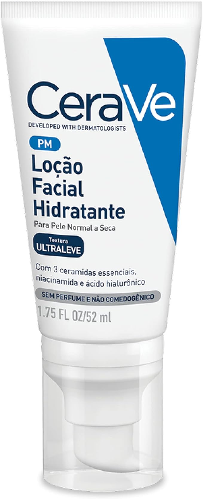 Loção hidratante facial da CeraVe. Fonte da imagem: site oficial da marca. 