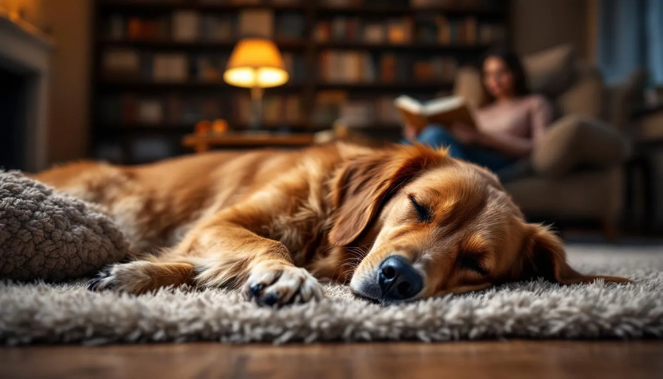 why do dogs sleep at your feet